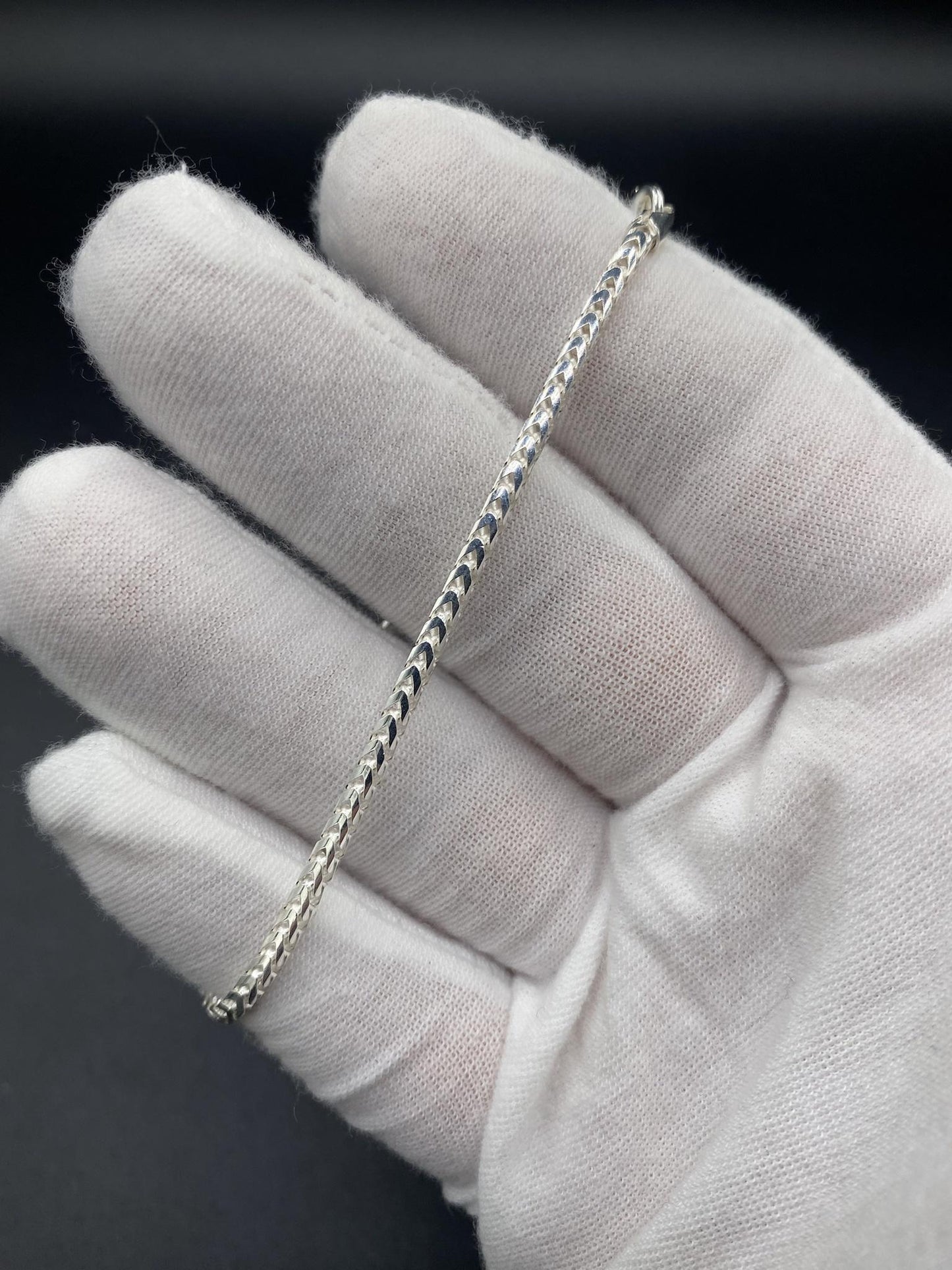 Silver Franco Bracelet