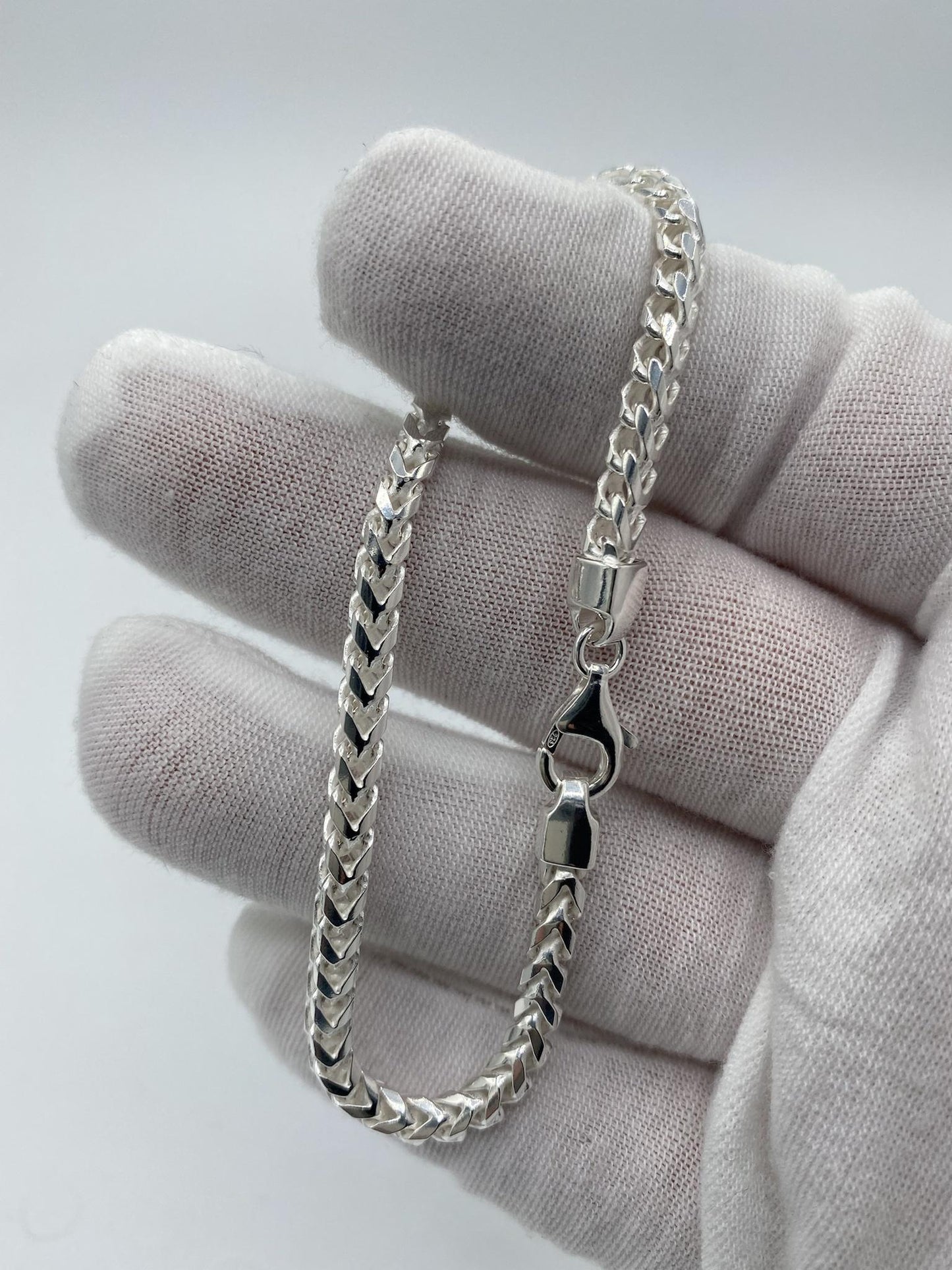 Silver Franco Bracelet