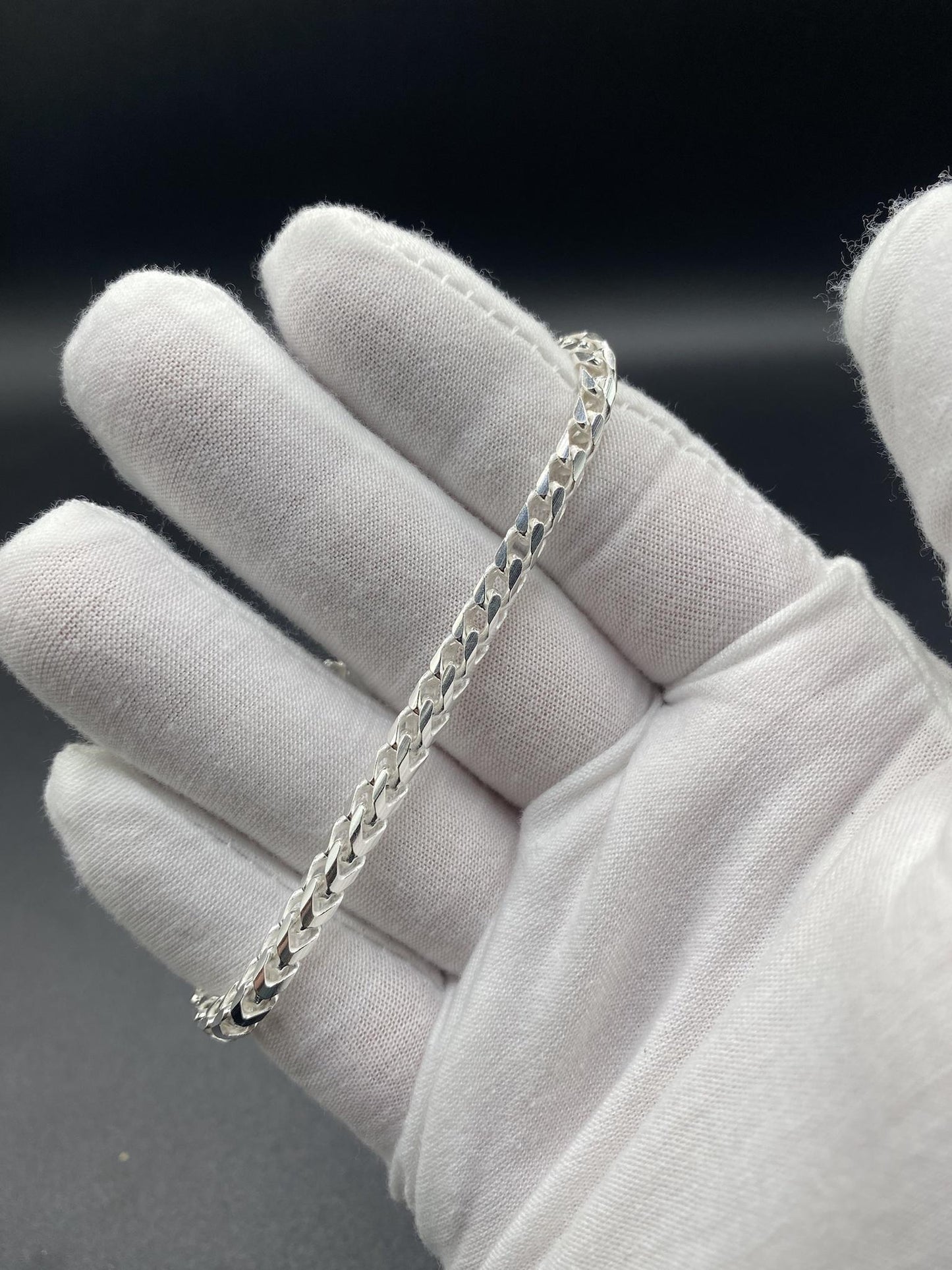 Silver Franco Bracelet