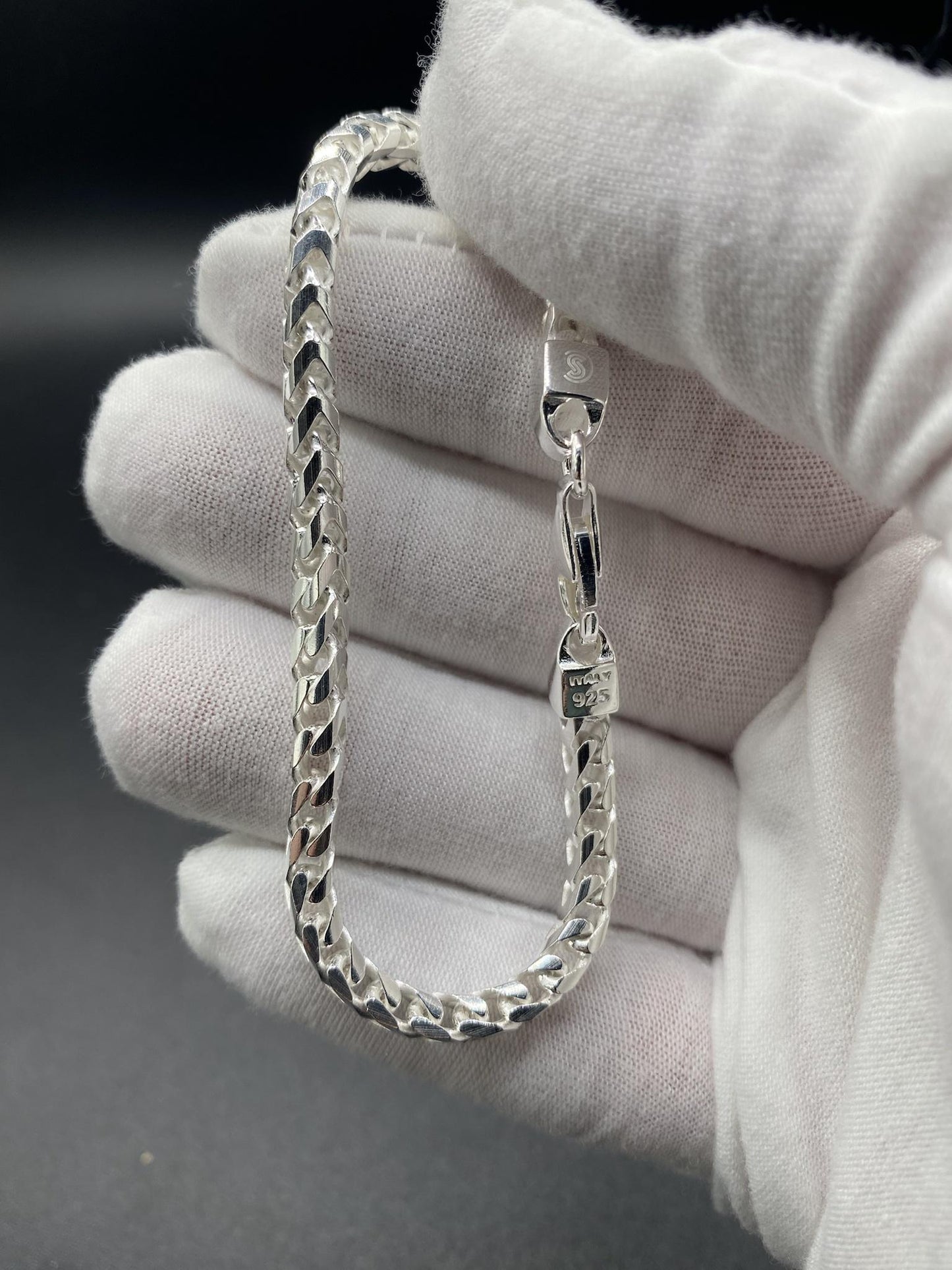 Silver Franco Bracelet