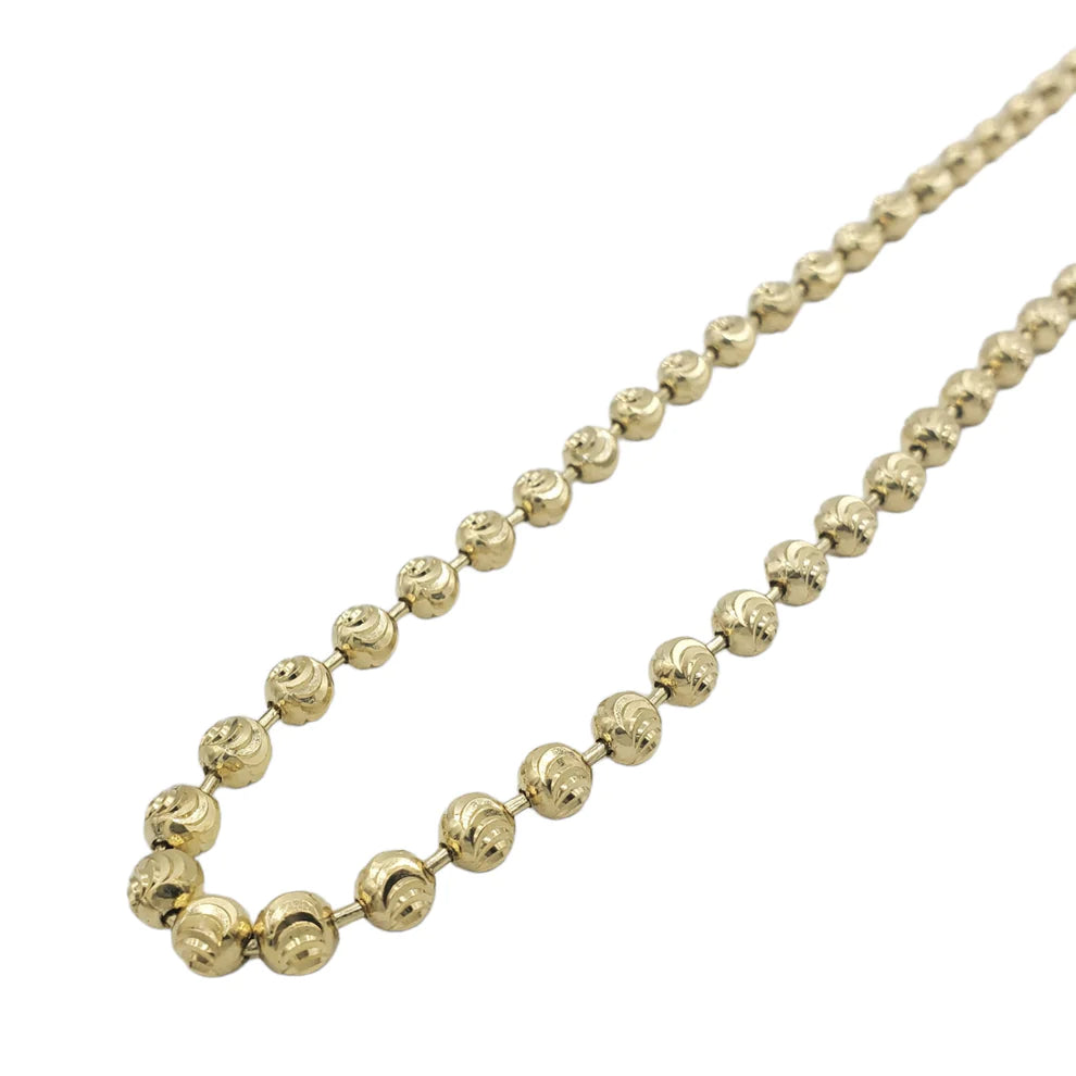 10K Gold- Moon Cut Chain