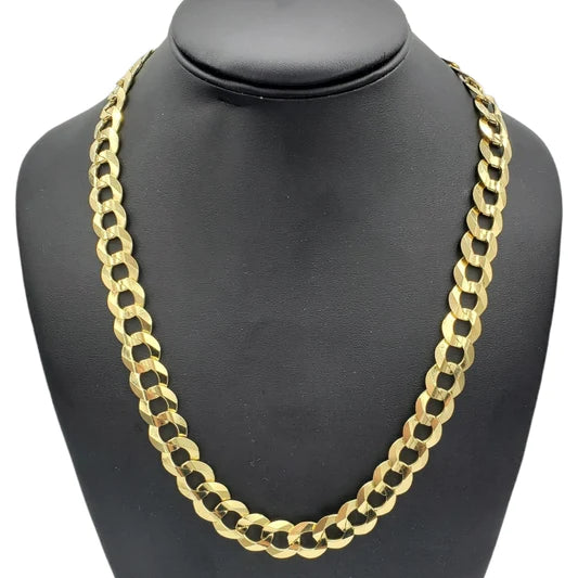 10K Yellow Gold- Solid Cuban Link